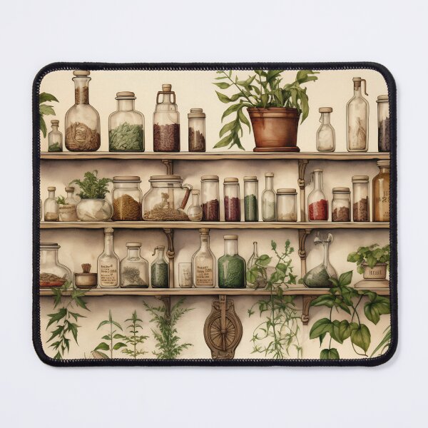 Item preview, Herb collection displayed on shelves designed and sold by anytka.
