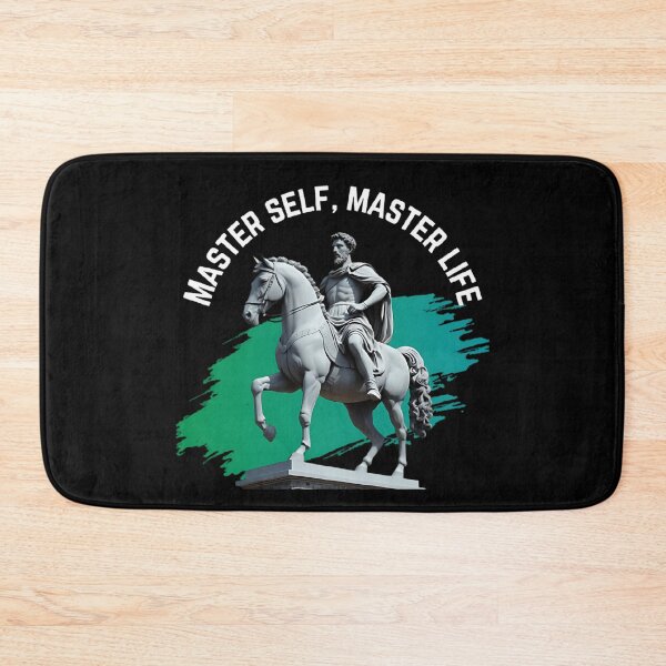 Item preview, Master Self, Master Life - Stoic Philosopher Marcus Aurelius Artwork designed and sold by LexaArtworks.