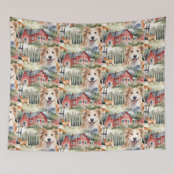 Item preview, Happy Dog and Cat Garden Painting designed and sold by Diclebaybas.