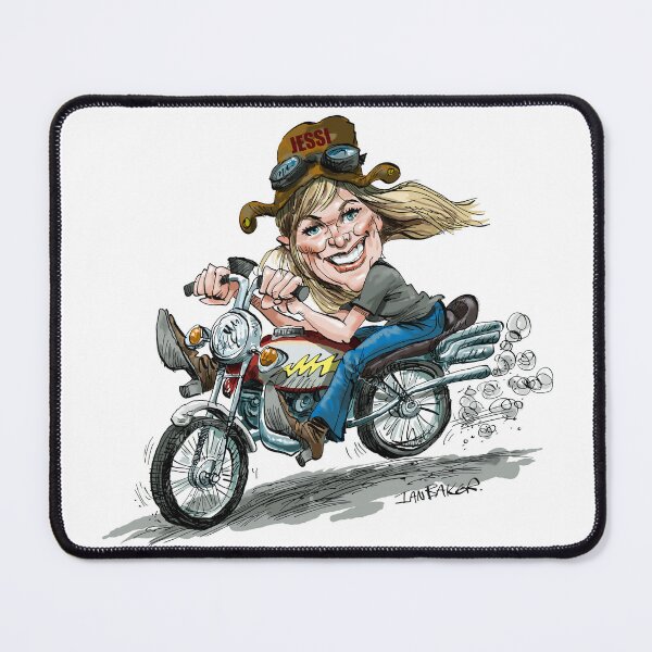 Item preview, Jessi Combs Tribute Caricature designed and sold by IanBakerToons.