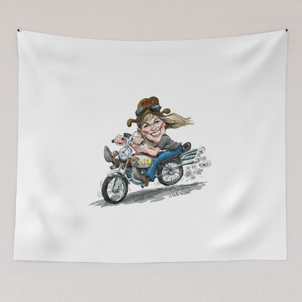Item preview, Jessi Combs Tribute Caricature designed and sold by IanBakerToons.