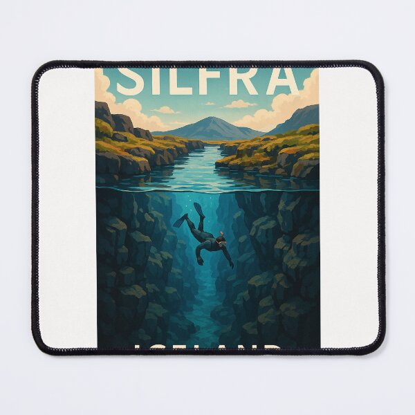 Item preview, Diver Floating in Silfra, Iceland designed and sold by Places On Earth.