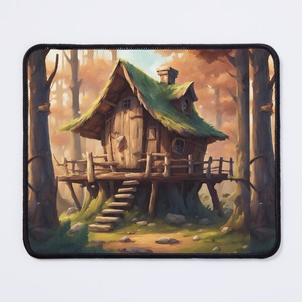 Item preview, Cozy Fairy Tale Treehouse Art  designed and sold by Diclebaybas.
