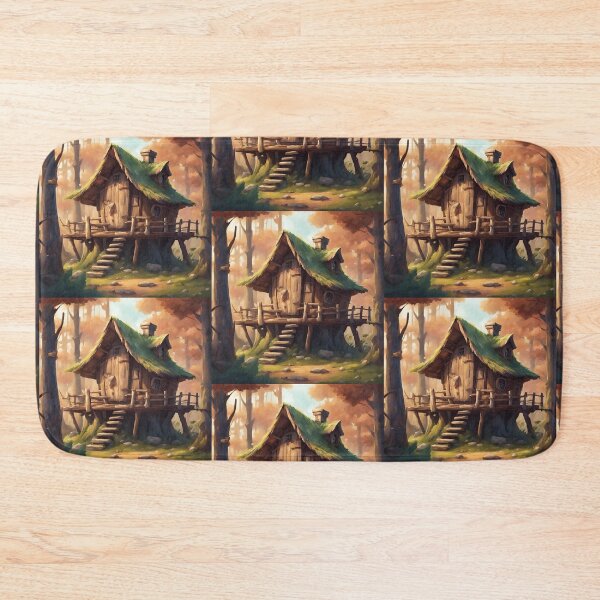 Item preview, Cozy Fairy Tale Treehouse Art  designed and sold by Diclebaybas.
