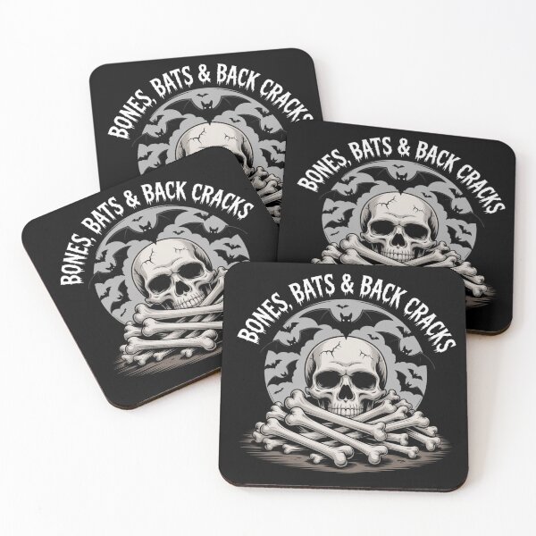 Item preview, Bones Bats and Back Cracks Osteopath Halloween designed and sold by osteopath shop.