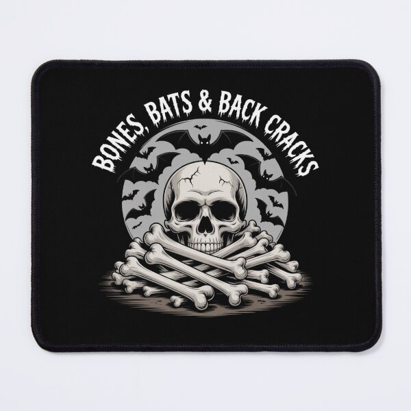 Item preview, Bones Bats and Back Cracks Osteopath Halloween designed and sold by osteopath shop.