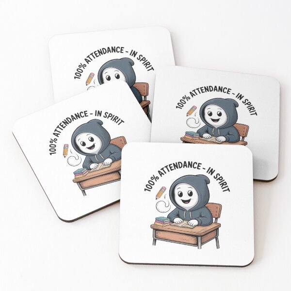 Item preview, Funny Ghost Student – In Spirit Attendance designed and sold by MonkiFlipp.