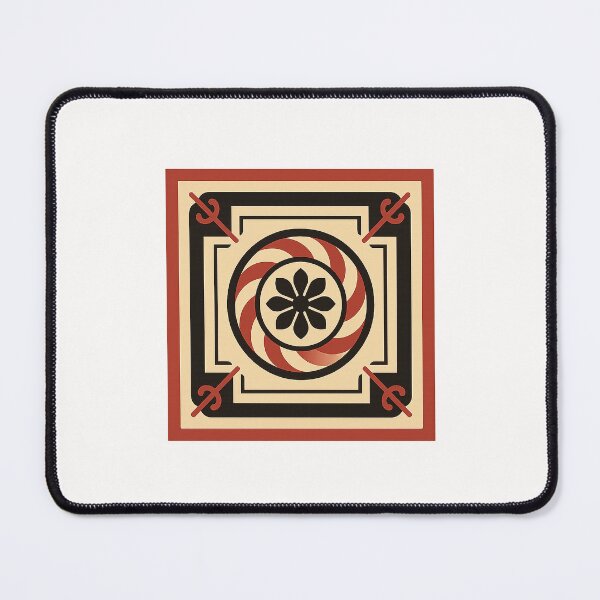 Item preview, Modern Carrom Board Center with Floral Geometry designed and sold by Places On Earth.
