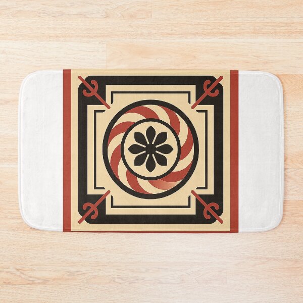 Item preview, Modern Carrom Board Center with Floral Geometry designed and sold by Places On Earth.