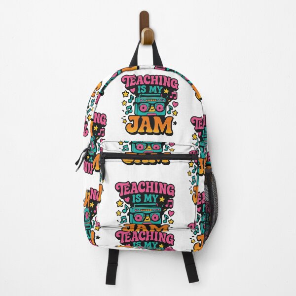 Item preview, Teaching Is My Jam – Fun Retro Back to School designed and sold by Rajasekar.