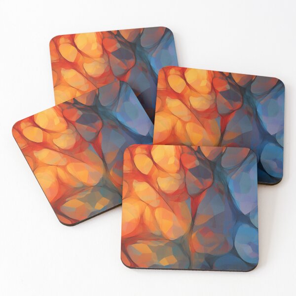 Item preview, Vibrant abstract shapes designed and sold by anytka.