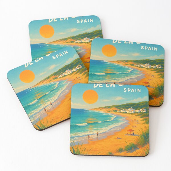 Item preview, Sunset Over Costa de la Luz Beach, Spain designed and sold by Places On Earth.