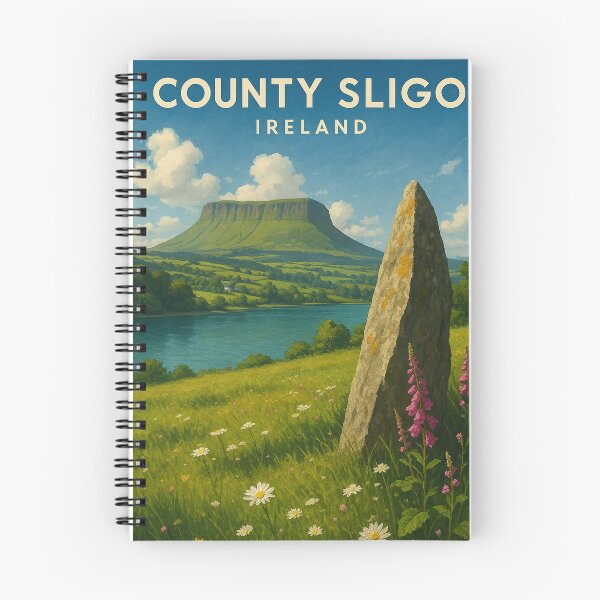 Item preview, Benbulbin and Ancient Stone in County Sligo, Ireland designed and sold by Places On Earth.