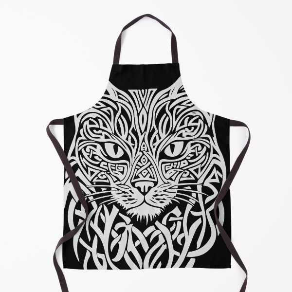 Item preview, Celtic knotwork cat designed and sold by tatadonets.