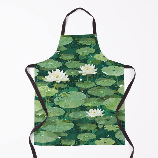 Item preview, Green Lily Pads, Serene Pond designed and sold by CoolPixels.