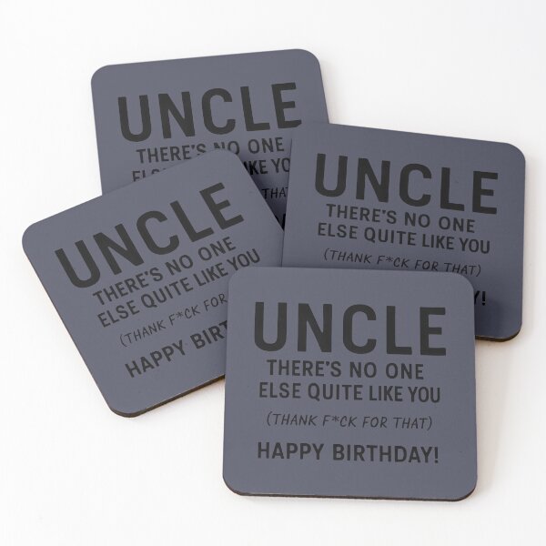 Item preview, Uncle Birthday  designed and sold by HowToCanadian.