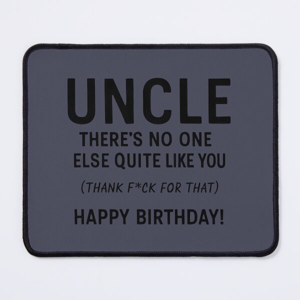 Item preview, Uncle Birthday  designed and sold by HowToCanadian.