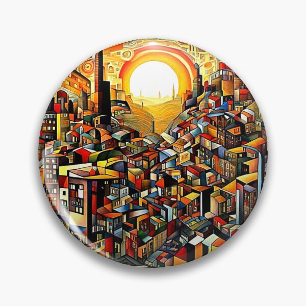 Item preview, Conurbation at sunset 4 designed and sold by George Hutton Hunter.