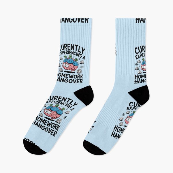 Item preview, Funny Brain Homework Hangover School Student Gift designed and sold by MonkiFlipp.