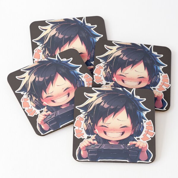 Item preview, Izaya Orihara Durarara Anime Chibi Gaming Joyful Headphones designed and sold by earlobejerk.