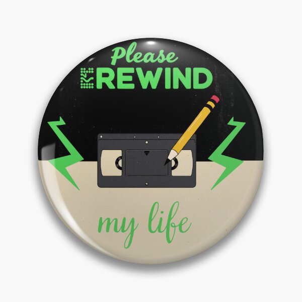 Item preview, Please Rewind My Life – Minimal VHS Mood Tee designed and sold by NaMieSz.