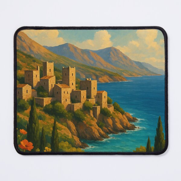 Item preview, Traditional Stone Towers of Mani Peninsula, Greece designed and sold by Aryabek.