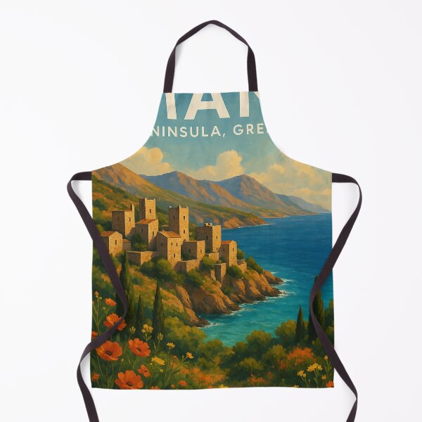 Item preview, Traditional Stone Towers of Mani Peninsula, Greece designed and sold by Aryabek.
