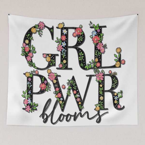 Item preview, Floral GRL PWR, Blooms, Girl Power Blooms designed and sold by Huskyyy Designs.
