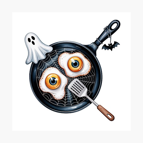 Item preview, halloween  fried eggs designed and sold by jkrphoto.