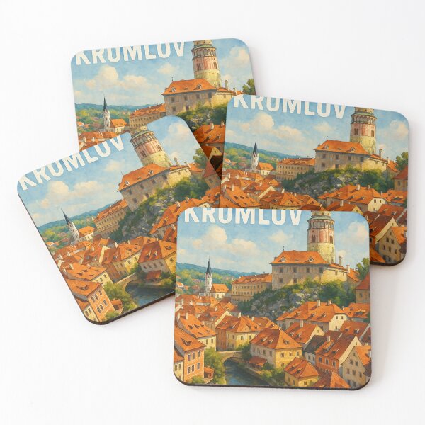 Item preview, Český Krumlov Tower Above Vltava River, Czech Republic designed and sold by Aryabek.