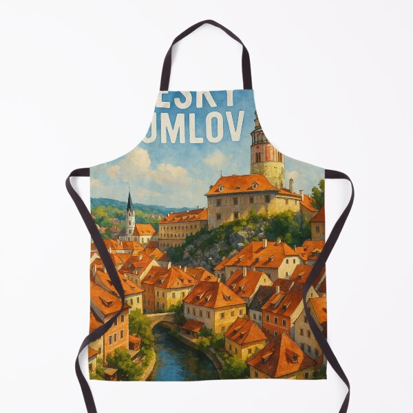 Item preview, Český Krumlov Tower Above Vltava River, Czech Republic designed and sold by Aryabek.