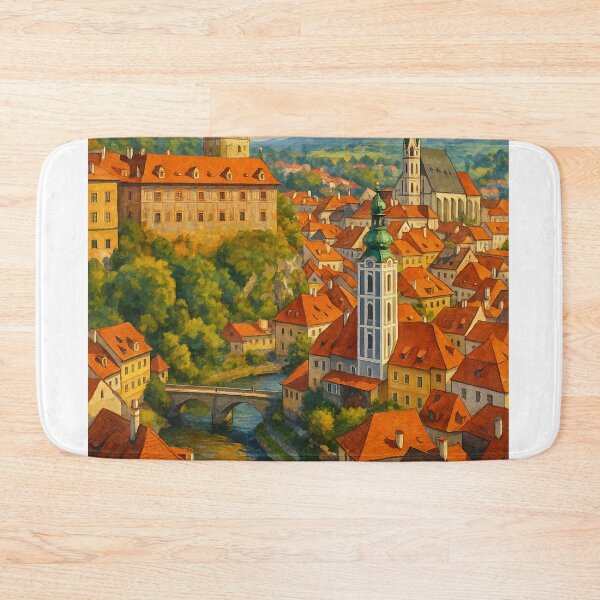 Item preview,  Český Krumlov Castle and St. Vitus Church, Czech Republic designed and sold by Aryabek.