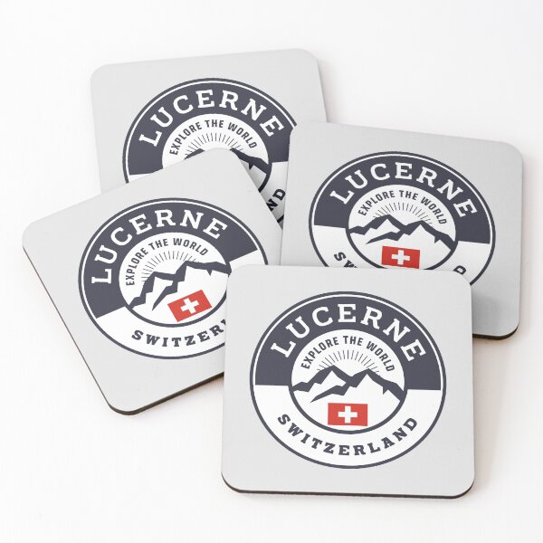Item preview, Lucerne Switzerland Black and White Crest designed and sold by World Designs.