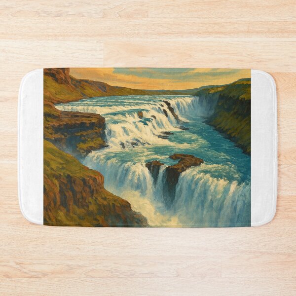 Item preview, Gullfoss Waterfall in Golden Circle, Iceland designed and sold by Aryabek.