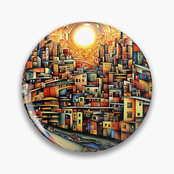 Item preview, Conurbation at sunset 5 designed and sold by George Hutton Hunter.