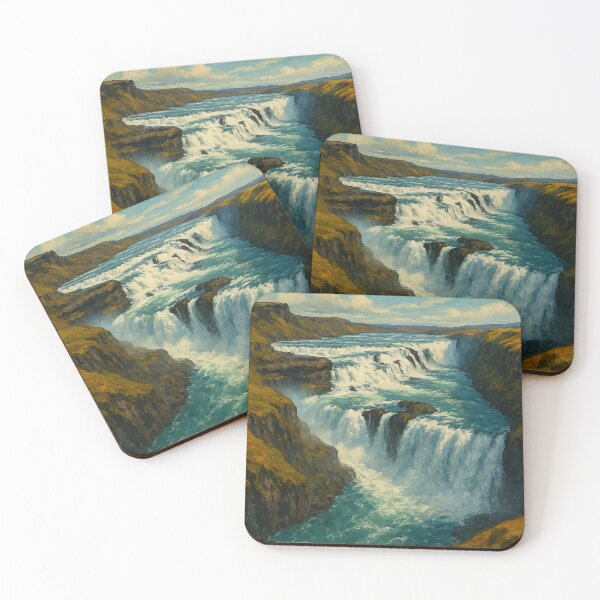 Item preview, Gullfoss Falls and Hvítá Canyon, Iceland designed and sold by Aryabek.