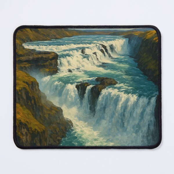 Item preview, Gullfoss Falls and Hvítá Canyon, Iceland designed and sold by Aryabek.