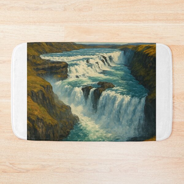 Item preview, Gullfoss Falls and Hvítá Canyon, Iceland designed and sold by Aryabek.