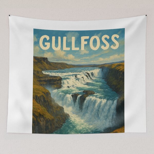 Item preview, Gullfoss Falls and Hvítá Canyon, Iceland designed and sold by Aryabek.