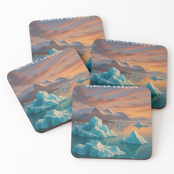 Item preview, Jökulsárlón Glacier Lagoon at Sunset, Iceland designed and sold by Aryabek.