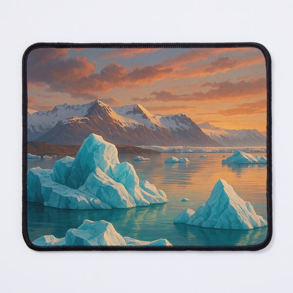 Item preview, Jökulsárlón Glacier Lagoon at Sunset, Iceland designed and sold by Aryabek.