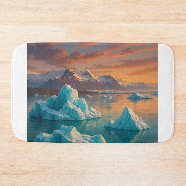 Item preview, Jökulsárlón Glacier Lagoon at Sunset, Iceland designed and sold by Aryabek.