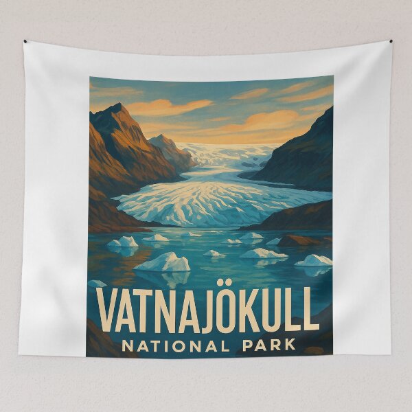 Item preview, Vatnajökull Glacier and Lagoon, Iceland designed and sold by Aryabek.