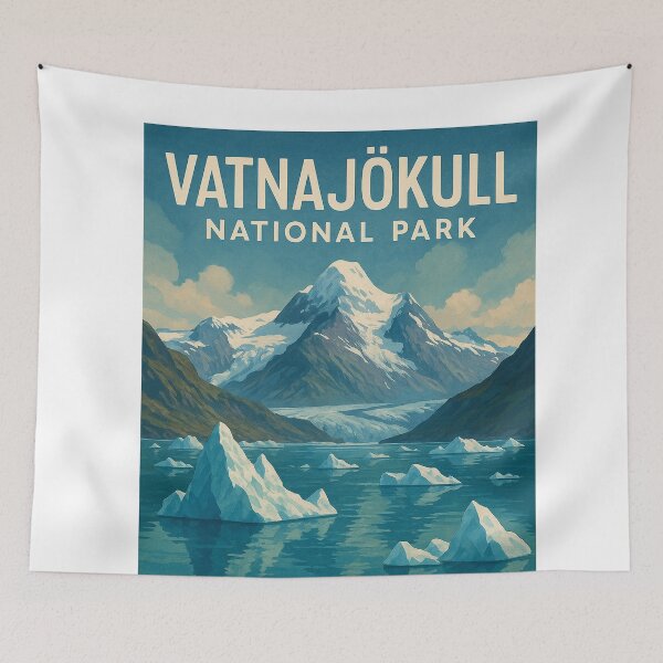 Item preview, Vatnajökull Glacier Peaks and Icy Waters, Iceland designed and sold by Aryabek.