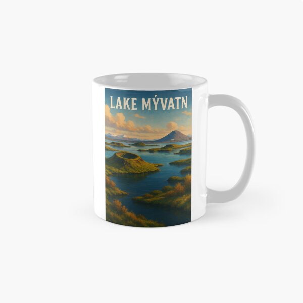 Item preview, Lake Mývatn and Crater Ring Landscape, Iceland designed and sold by Aryabek.