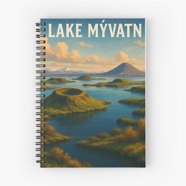 Item preview, Lake Mývatn and Crater Ring Landscape, Iceland designed and sold by Aryabek.