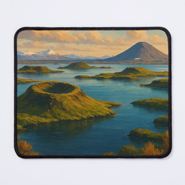 Item preview, Lake Mývatn and Crater Ring Landscape, Iceland designed and sold by Aryabek.