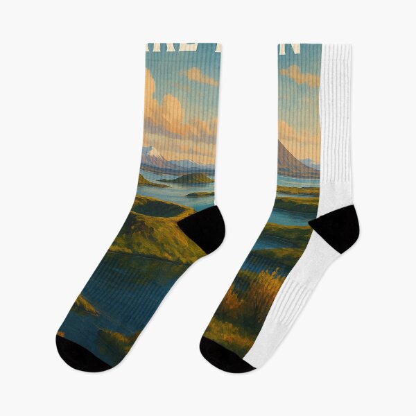Item preview, Lake Mývatn and Crater Ring Landscape, Iceland designed and sold by Aryabek.
