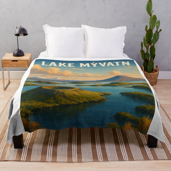 Item preview, Lake Mývatn and Crater Ring Landscape, Iceland designed and sold by Aryabek.