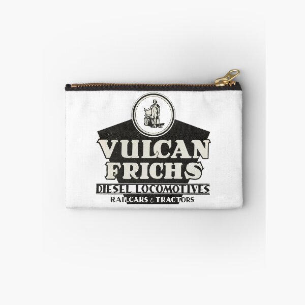 Item preview, 1930s Vulcan Frichs Diesel Locomotive Advert - Industrial Railcar & Tractor Art - Vintage Blacksmith Illustration designed and sold by taspaul.